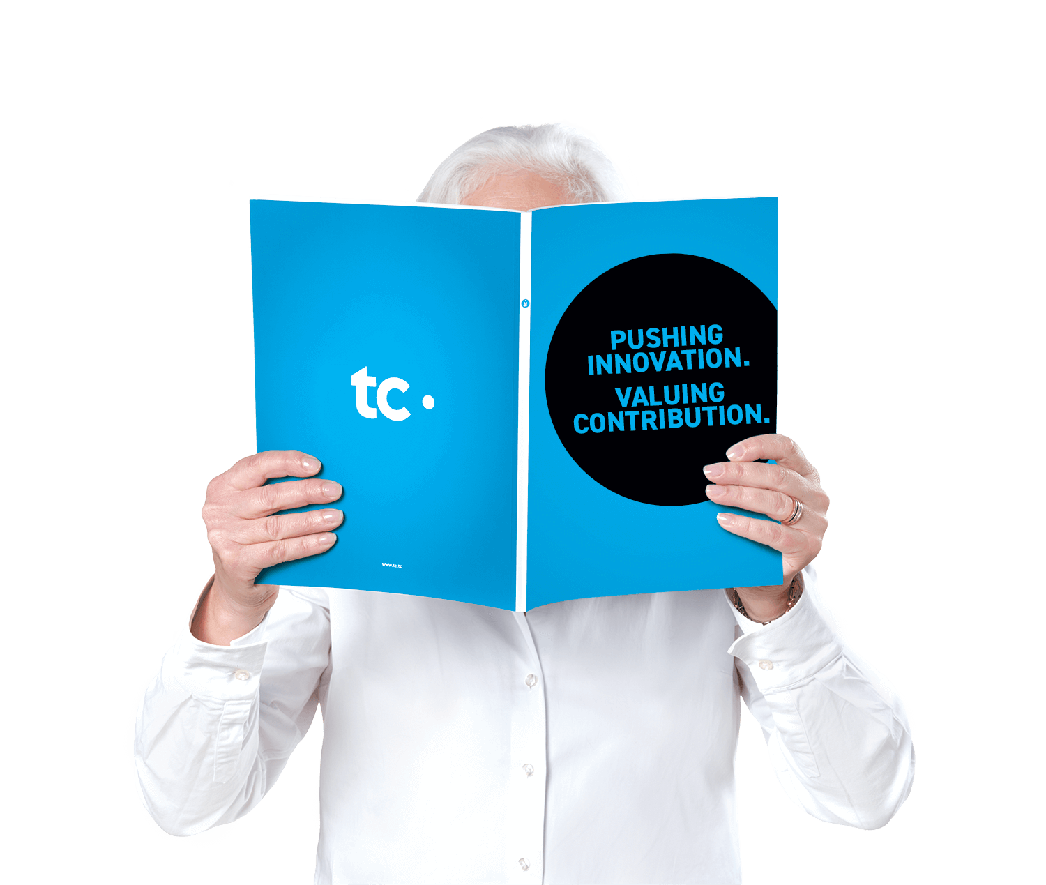 Pushing innovation. Valuing contribution. TC.